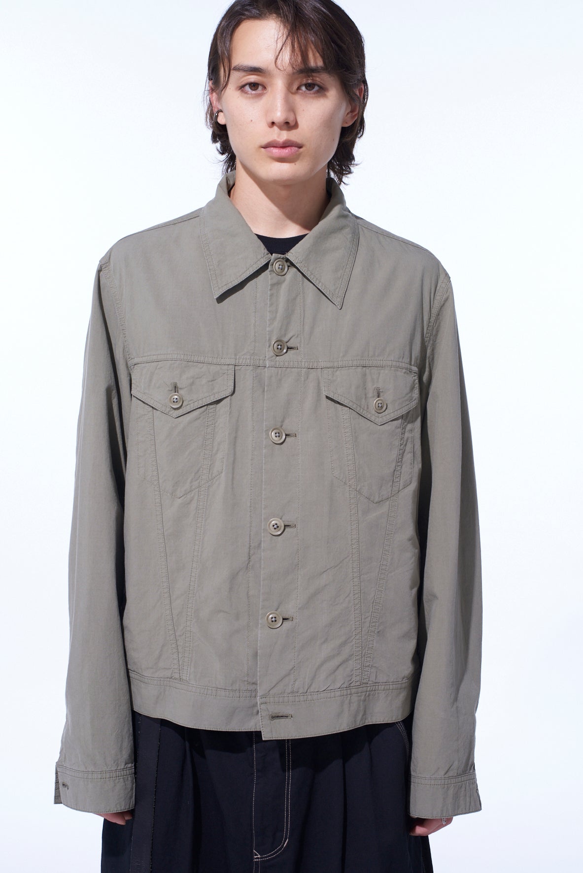 BRUSHED WASHER FINISH BROAD TRACKER JACKET