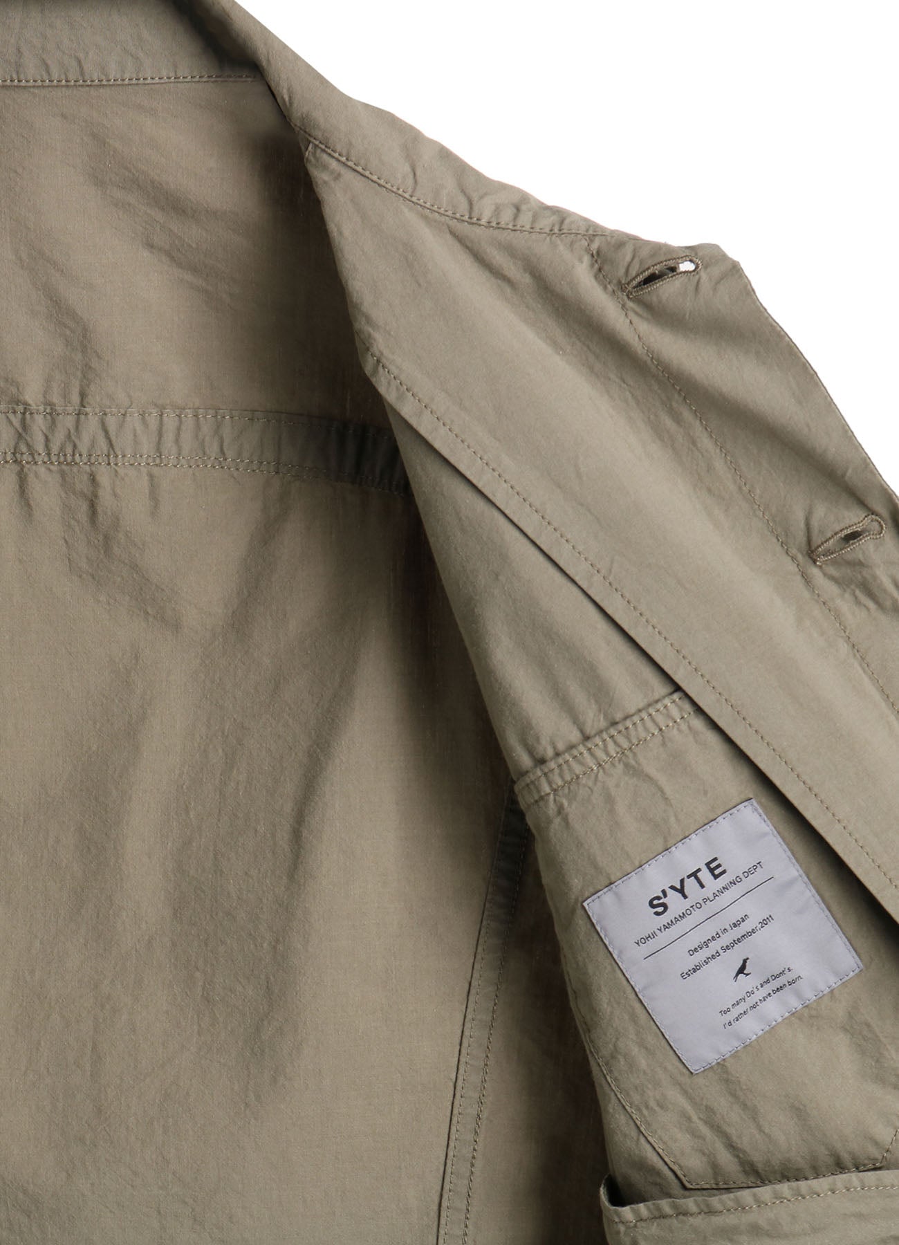 BRUSHED WASHER FINISH BROAD TRACKER JACKET