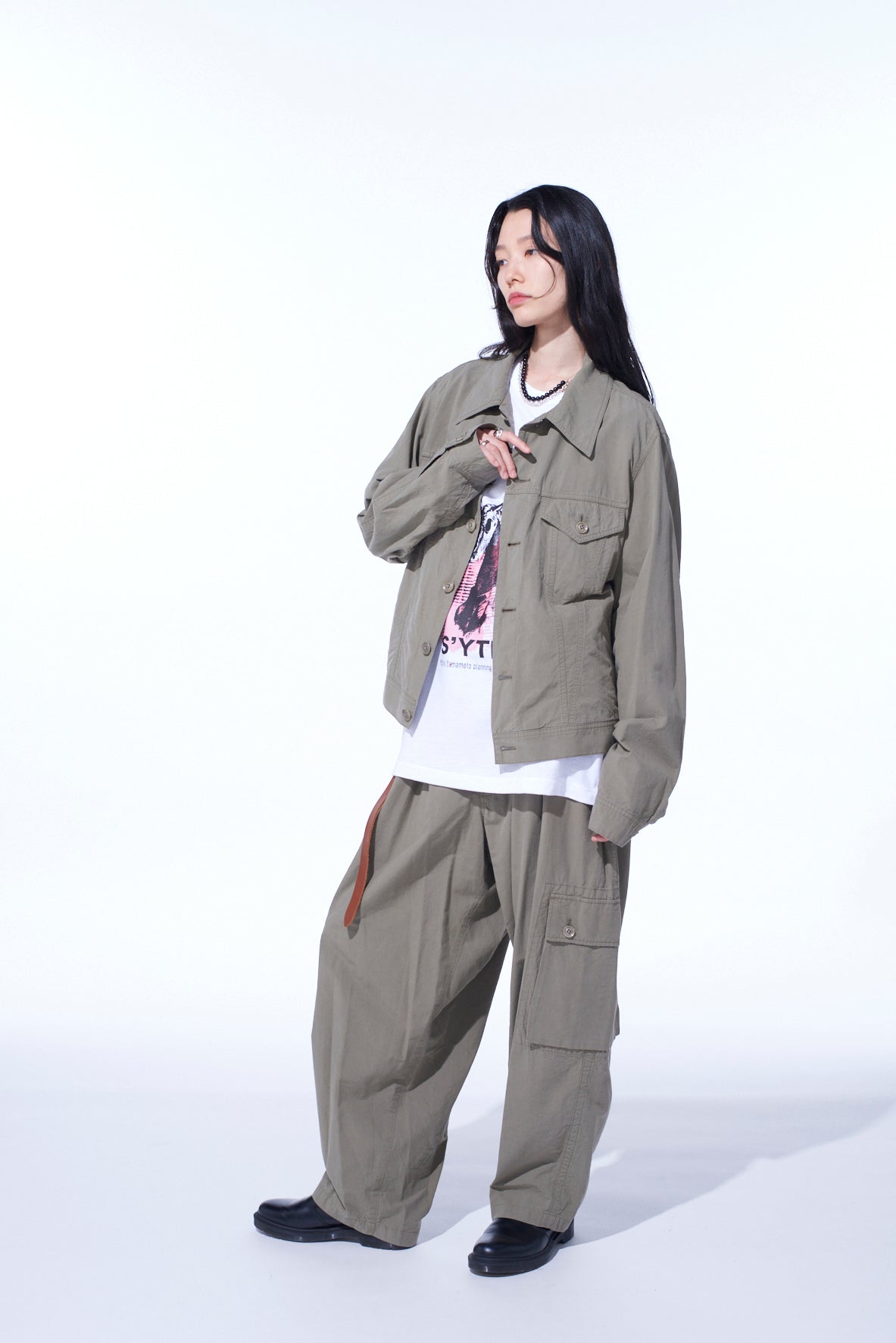 BRUSHED WASHER FINISH BROAD TRACKER JACKET