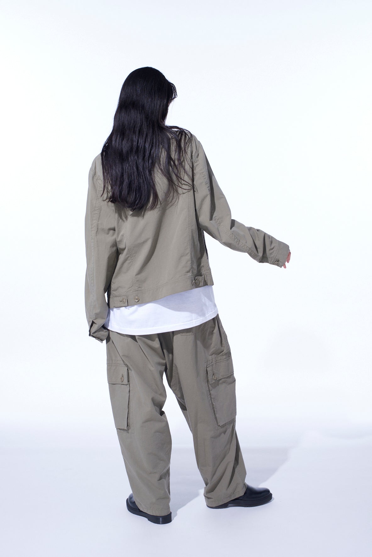 BRUSHED WASHER FINISH BROAD TRACKER JACKET