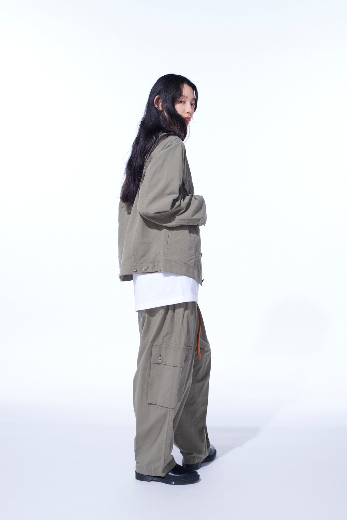 BRUSHED WASHER FINISH BROAD TRACKER JACKET