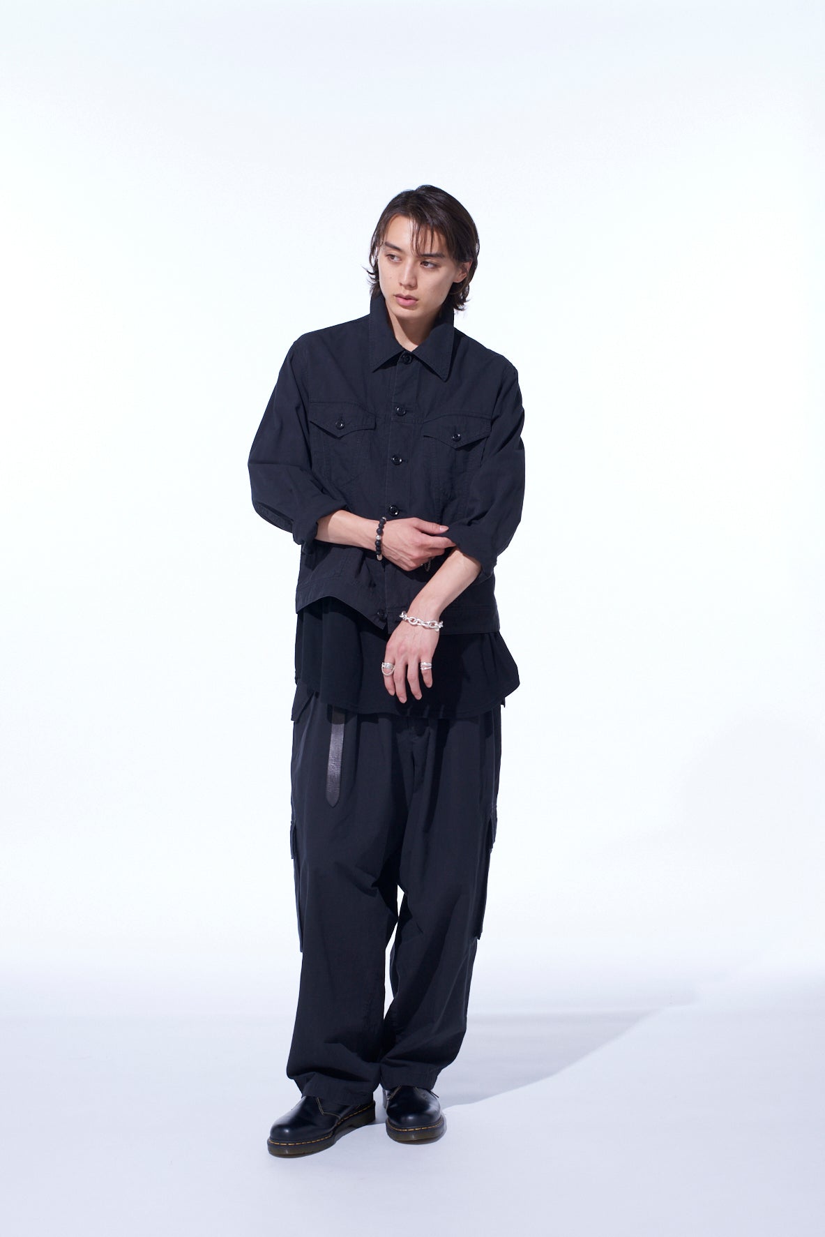 BRUSHED WASHER FINISH BROAD TRACKER JACKET