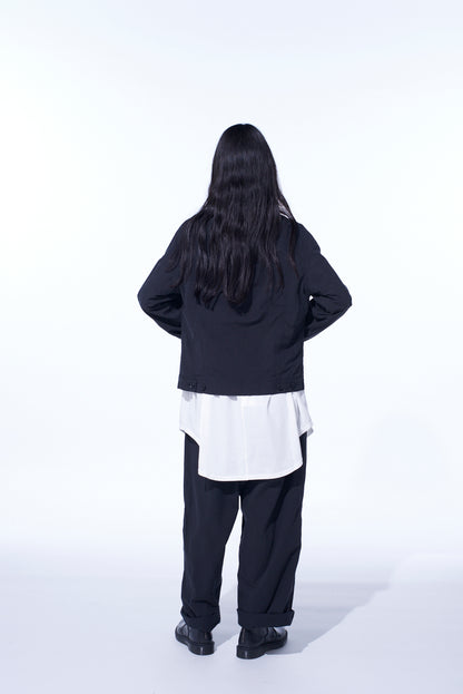 BRUSHED WASHER FINISH BROAD TRACKER JACKET