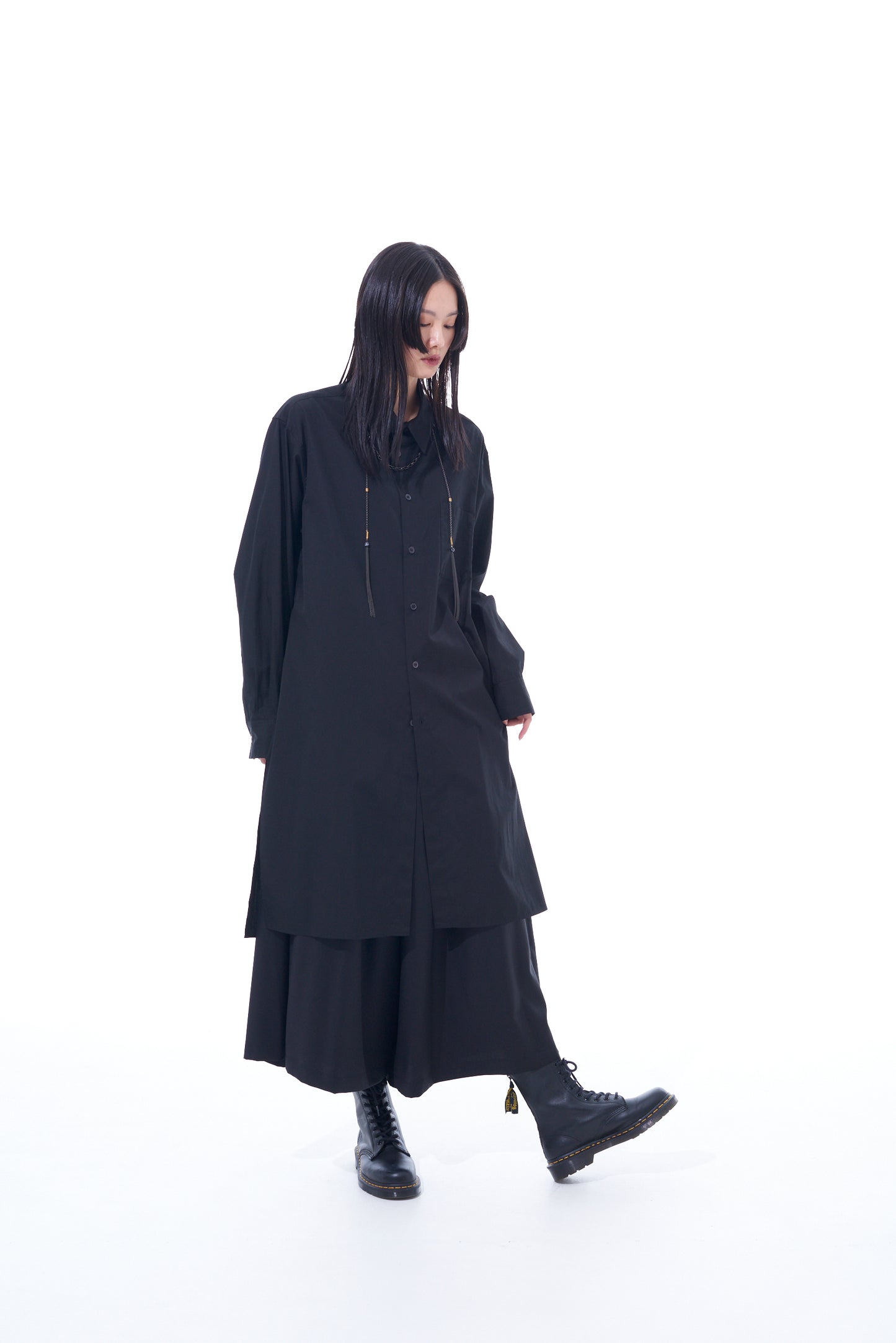 100/2 BROAD REGULAR COLLAR LOOSE FIT LONG SHIRT