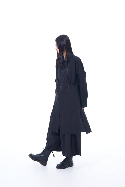 100/2 BROAD REGULAR COLLAR LOOSE FIT LONG SHIRT