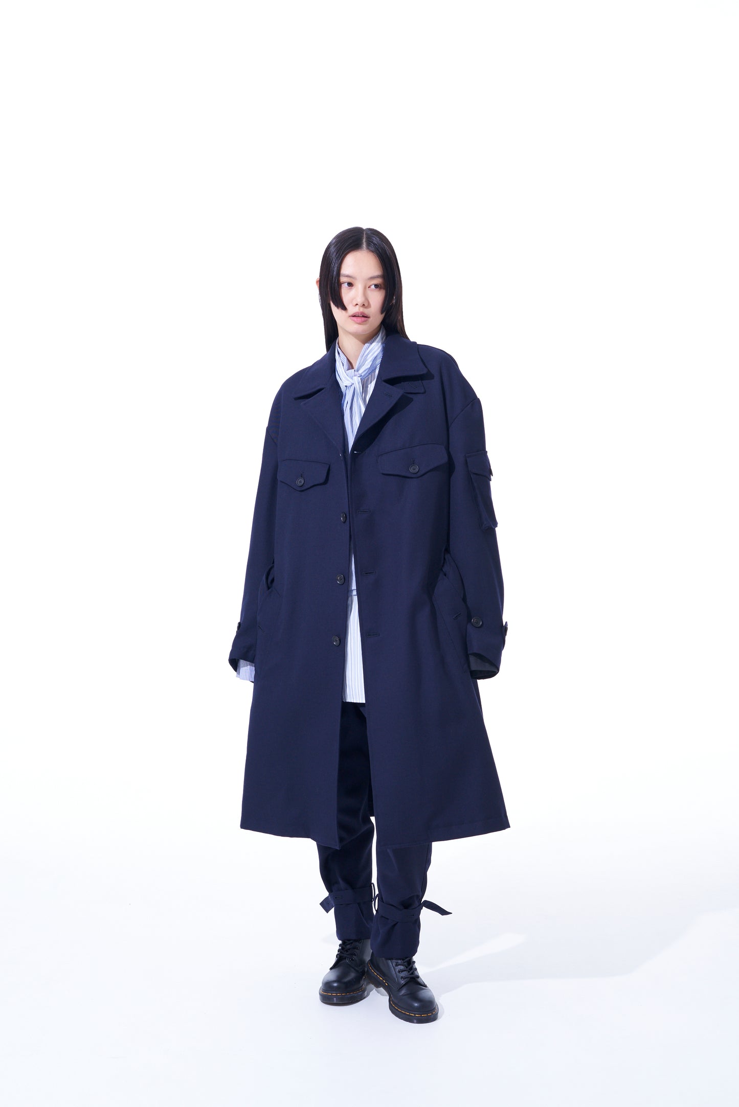 WOOL SURGE OVERSIZED MILITARY COAT