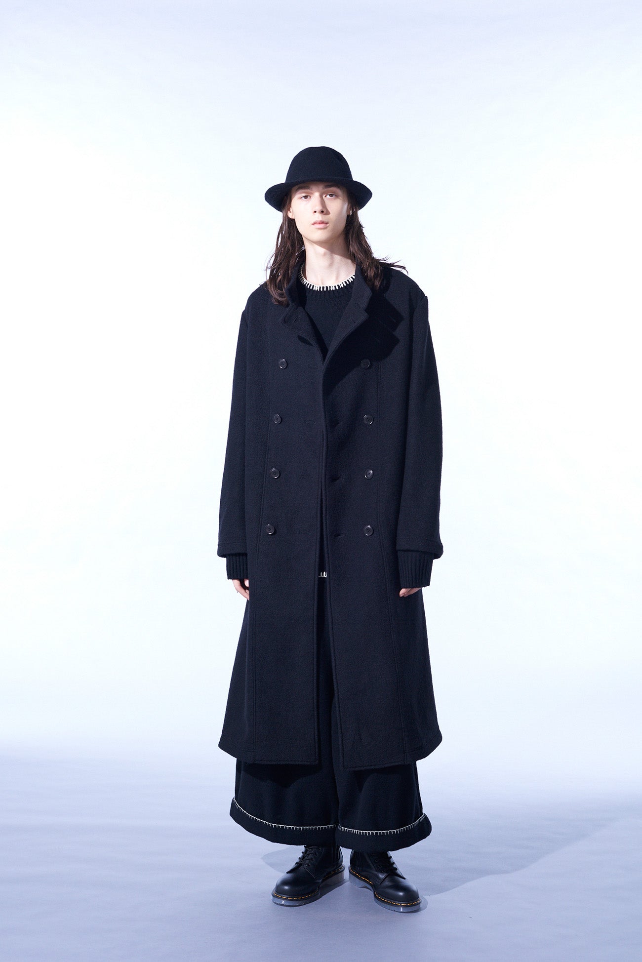 Jersey fashion trench coat