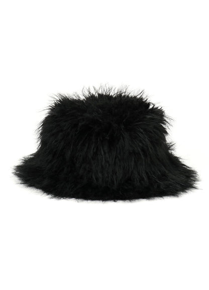 SHAGGY FUR BUCKET HAT