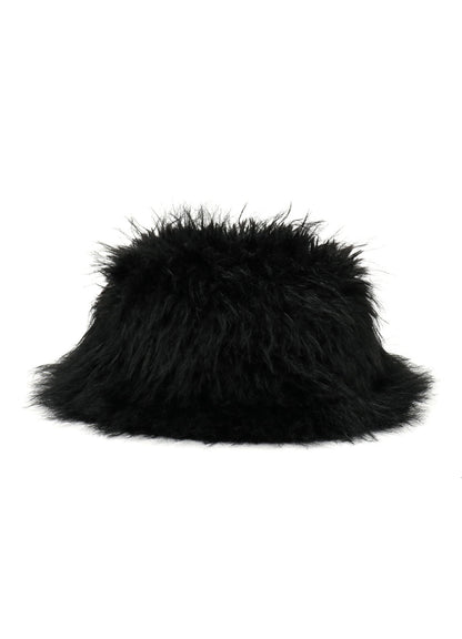 SHAGGY FUR BUCKET HAT