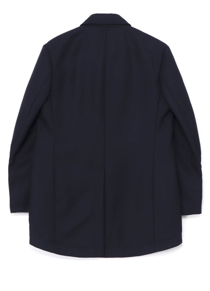 WOOL SURGE SEMI-DOUBLE-BREASTED JACKET