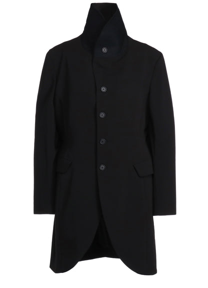 PE/RAYON GABARDINE STRETCH SHAWL COLLAR JACKET