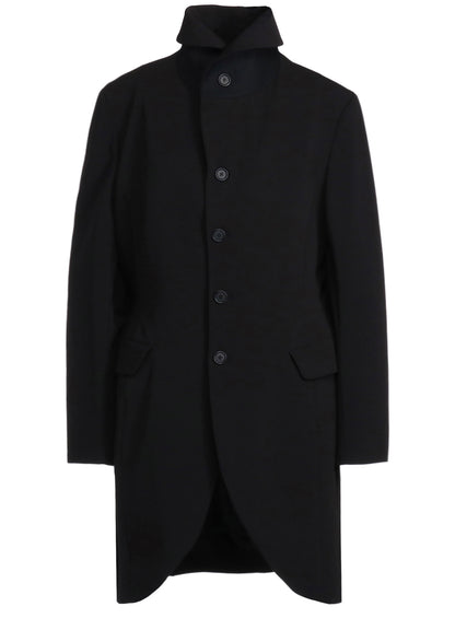 PE/RAYON GABARDINE STRETCH SHAWL COLLAR JACKET