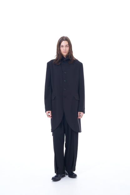 PE/RAYON GABARDINE STRETCH SHAWL COLLAR JACKET