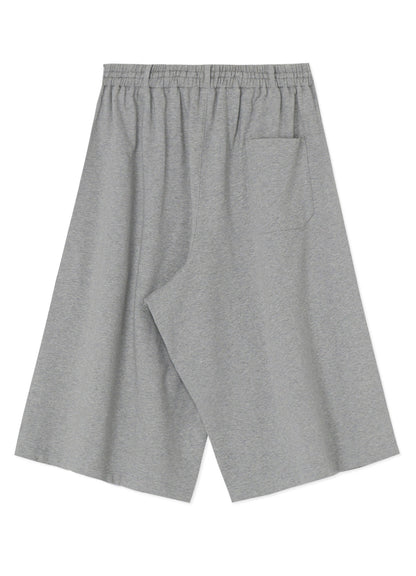 COTTON FLEECE CULOTTE PANTS