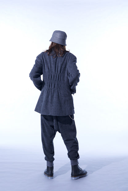 ECO WOOL BEAVER SARUEL RIB PANTS