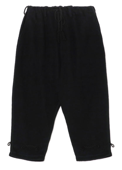 PE/W SLIVER JERSEY SARUEL PANTS WITH TOGGLE BUTTONS AT HEM