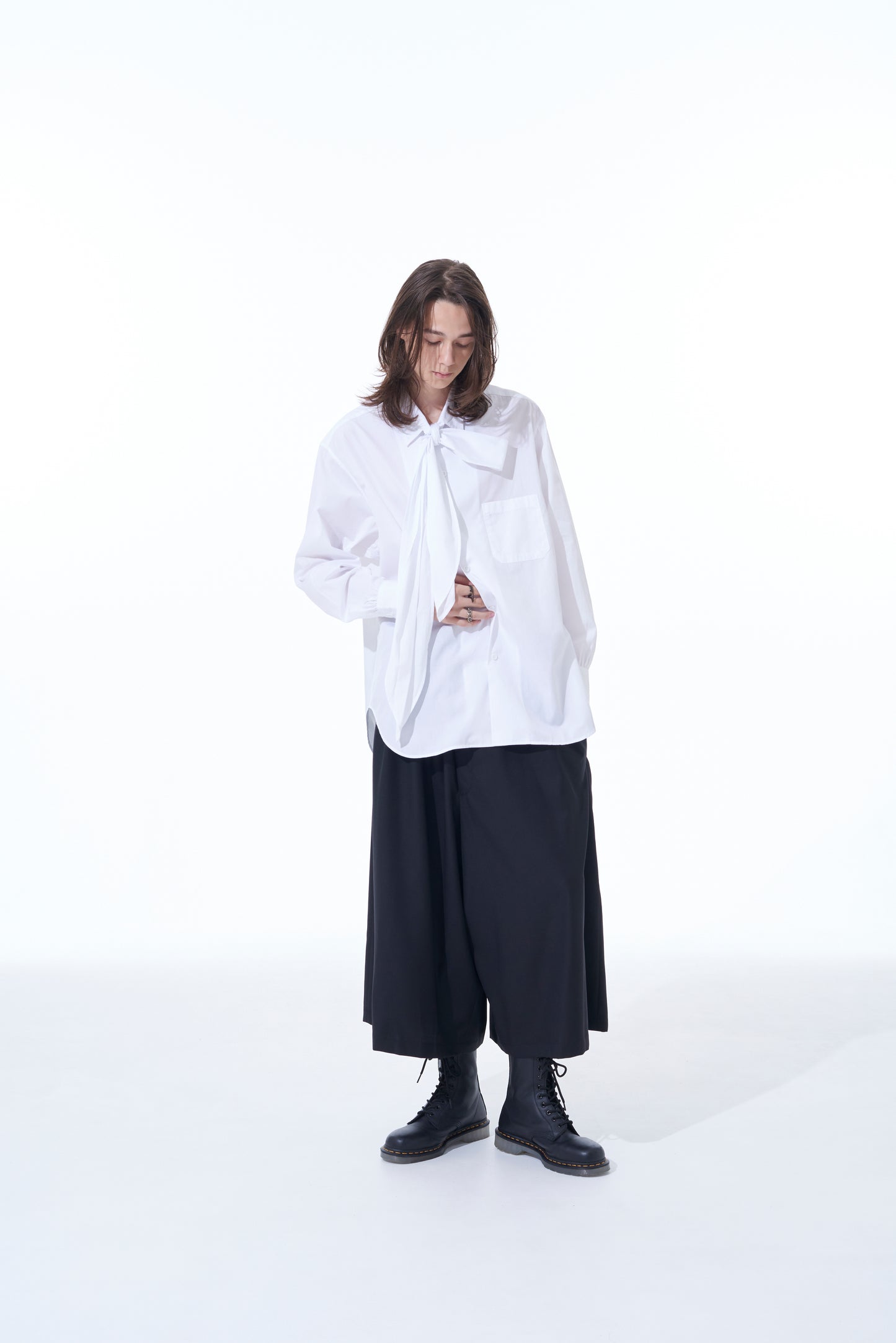 T/W GABARDINE CULOTTE PANTS