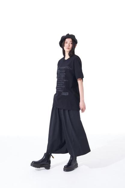 T/W GABARDINE CULOTTE PANTS