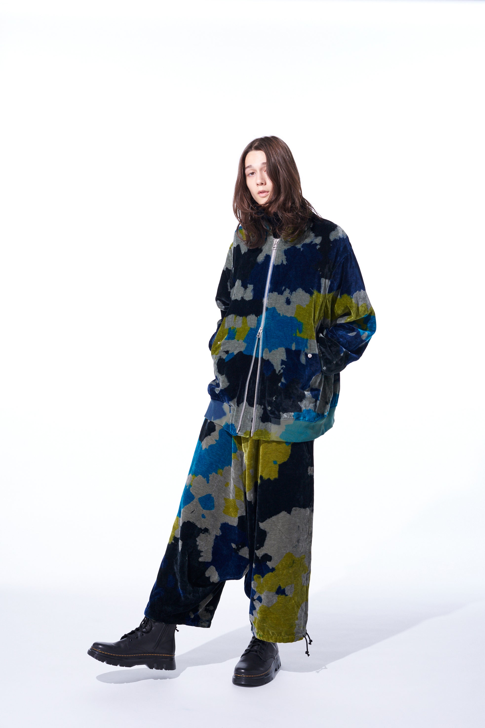 TIE-DYE VELVET BALLOON SARUEL PANTS – THE SHOP YOHJI YAMAMOTO
