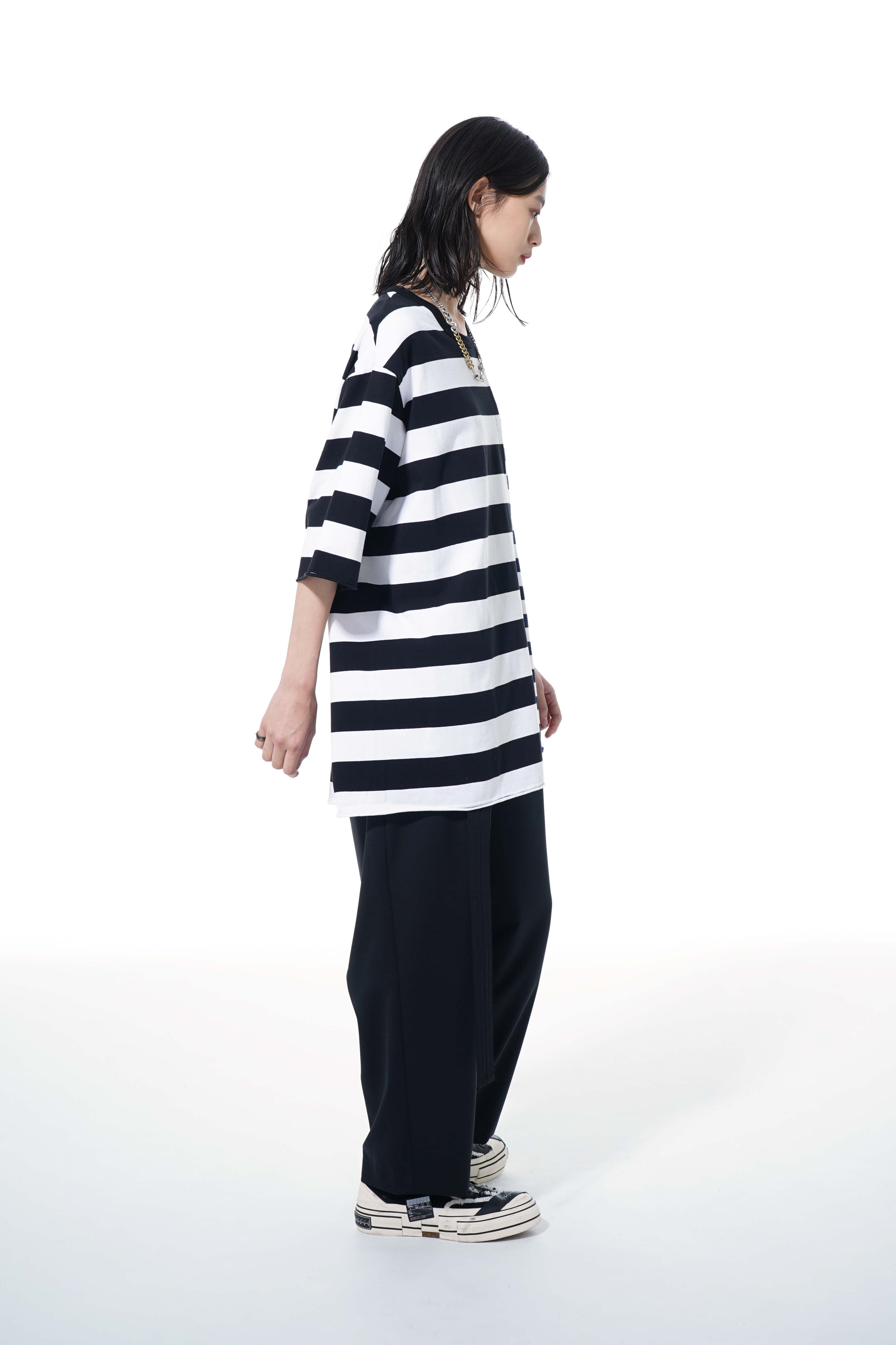 T/W GABARDINE 2-TUCK TAPERED BELT PANTS – THE SHOP YOHJI YAMAMOTO