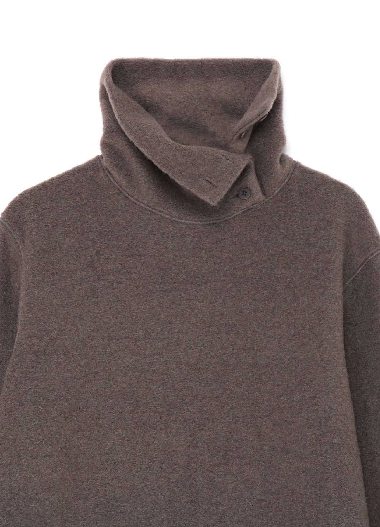 PE/W SLIVER JERSEY TURTLENECK LONG PULLOVER