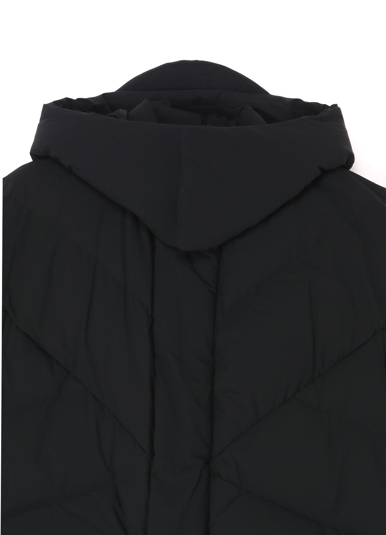 SOLOTEX HOODED DOWN BLOUSON WITH STITCHED DESIGN