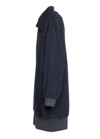 ECO WOOL BEAVER OVERSIZED LONG TRUCK TOP