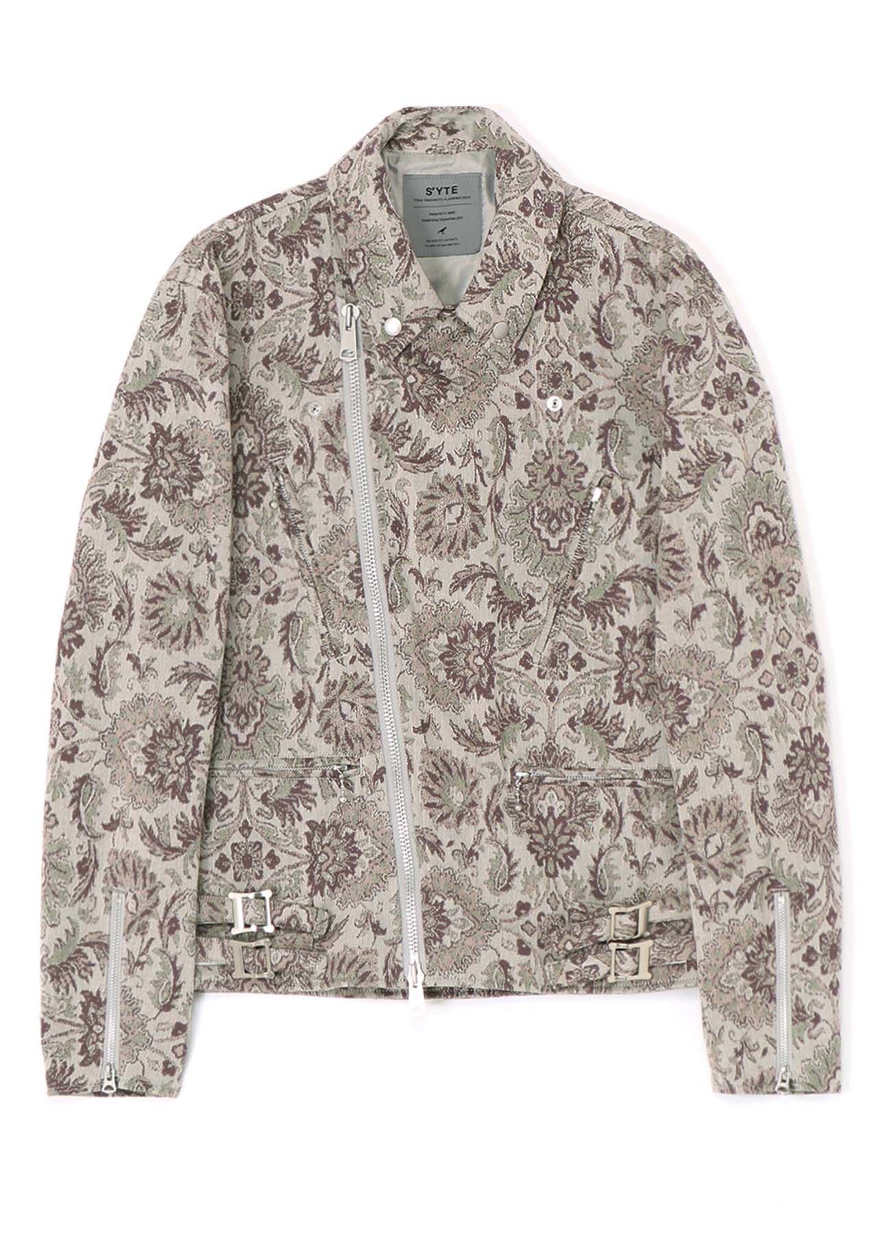 GOBELIN-STYLE JACQUARD OVER SIZED RIDERS JACKET