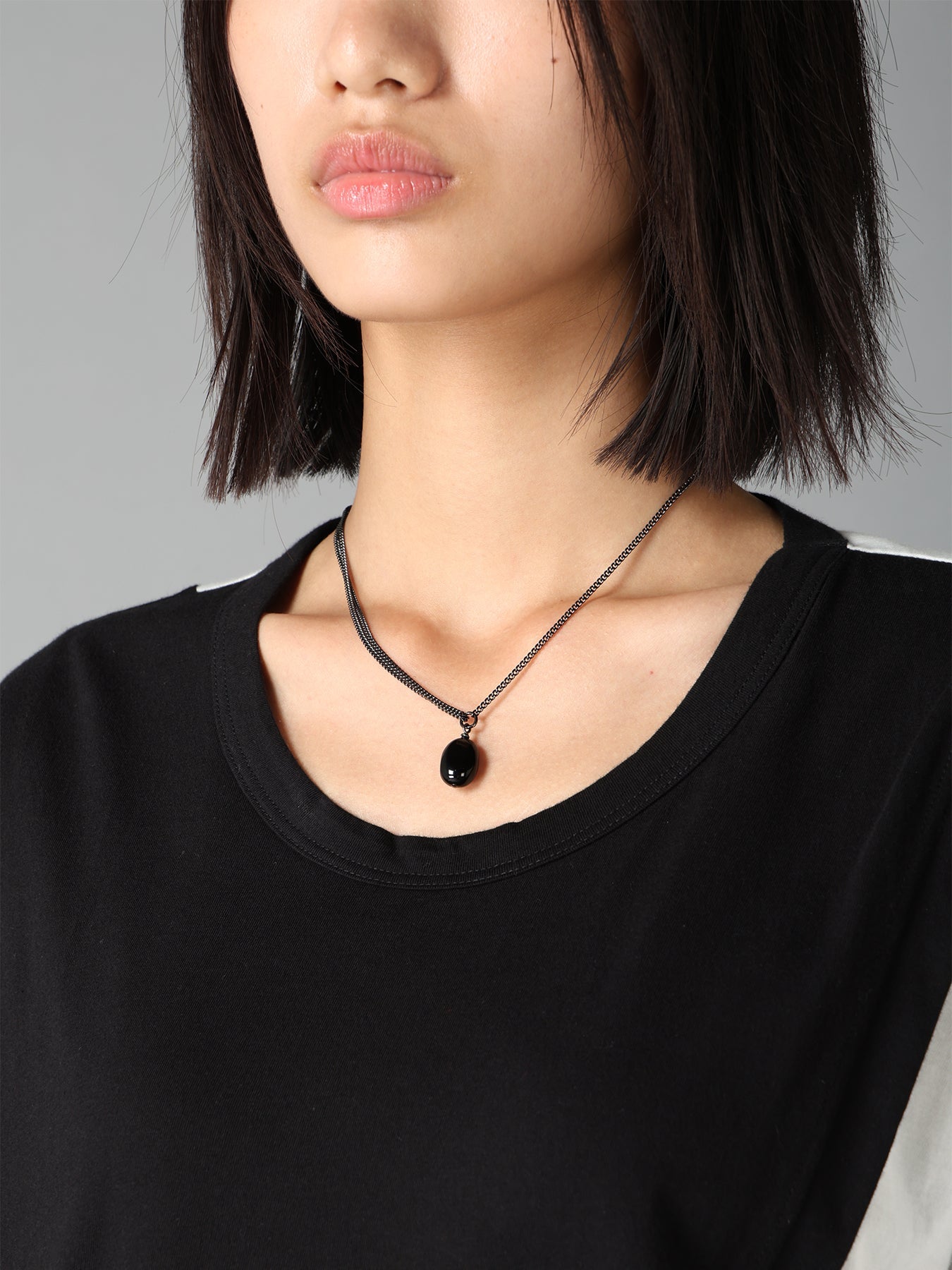 ONYX DROP NECKLACE – THE SHOP YOHJI YAMAMOTO