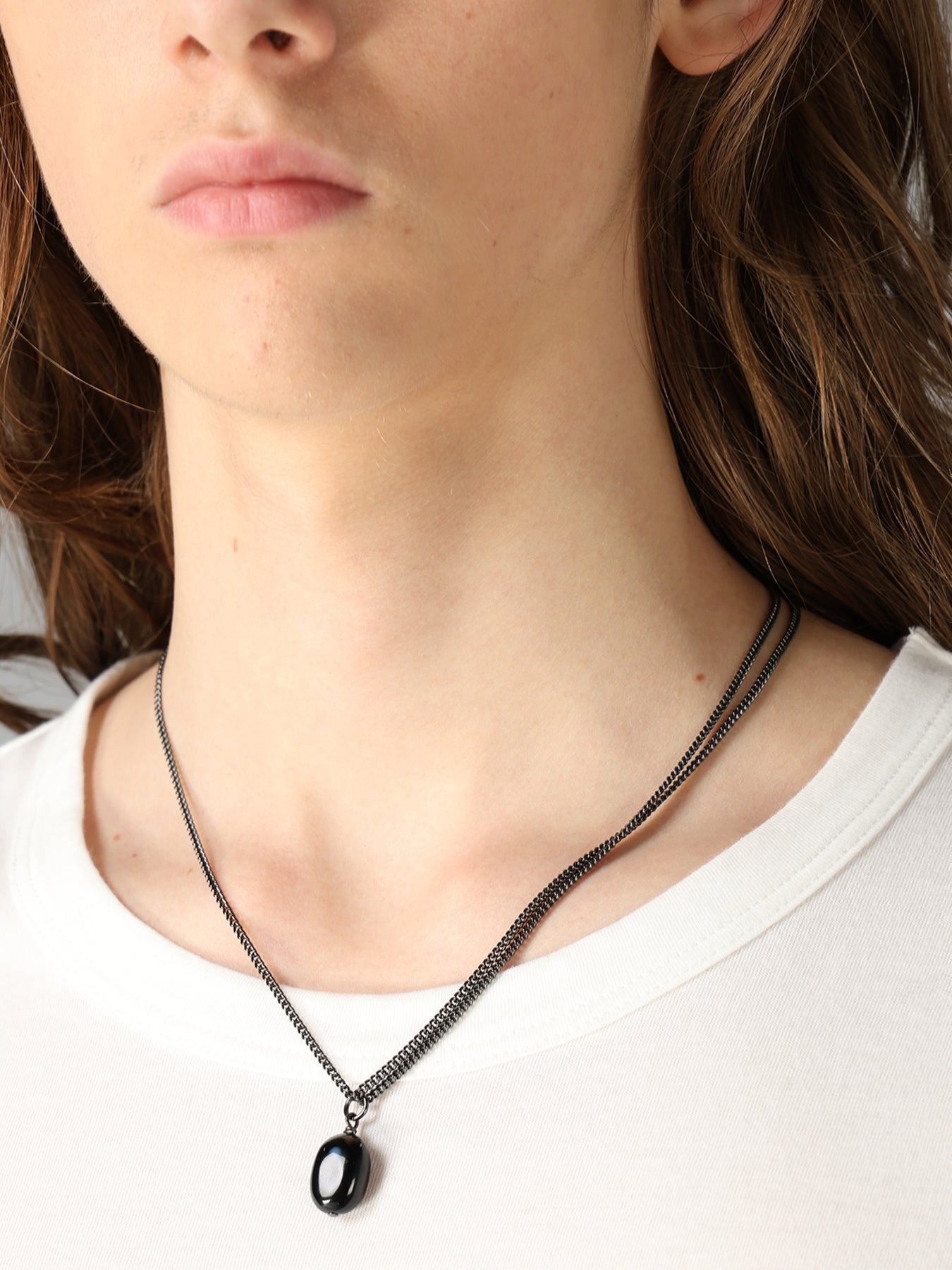 ONYX DROP NECKLACE – THE SHOP YOHJI YAMAMOTO