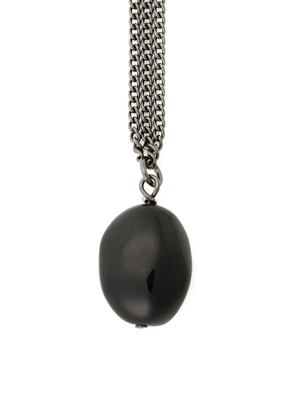 ONYX DROP NECKLACE