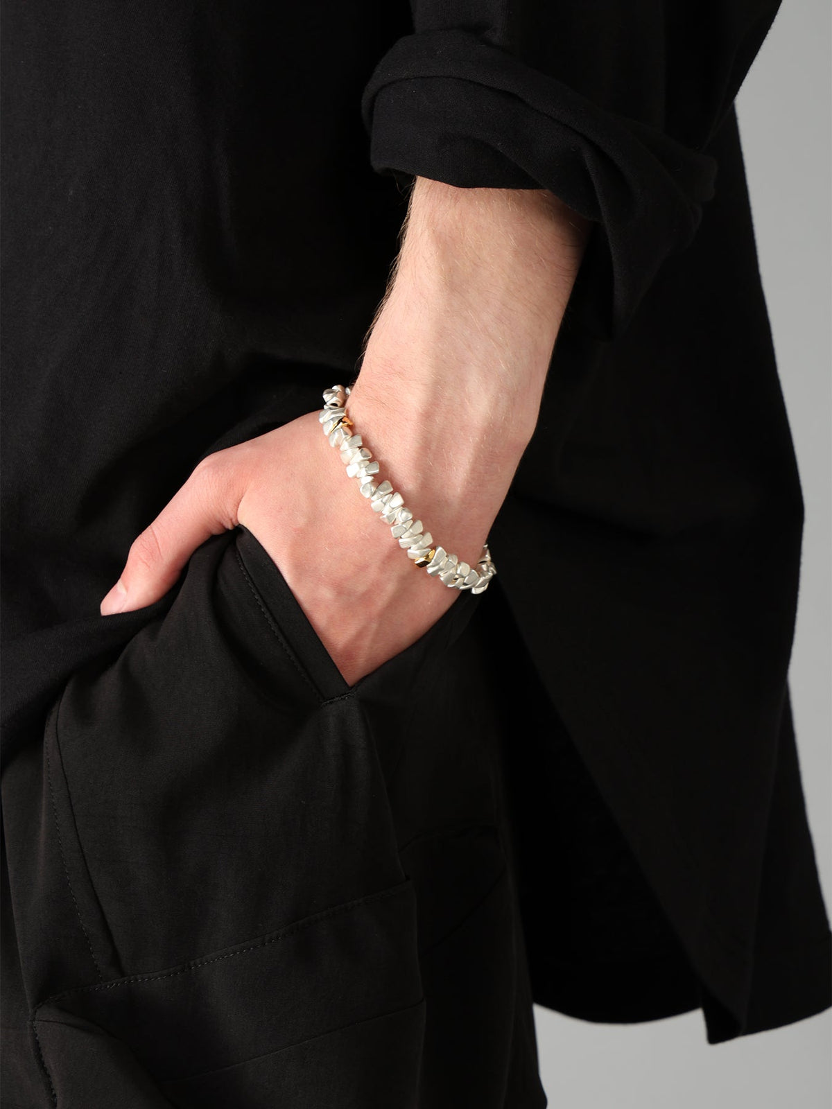 INDIAN STYLE MIXED BLOCK BRACELET