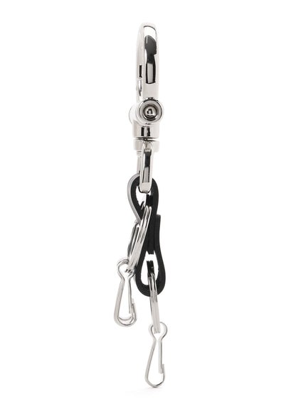 BAR STYLE LEATHER STRAP KEY FLOCK