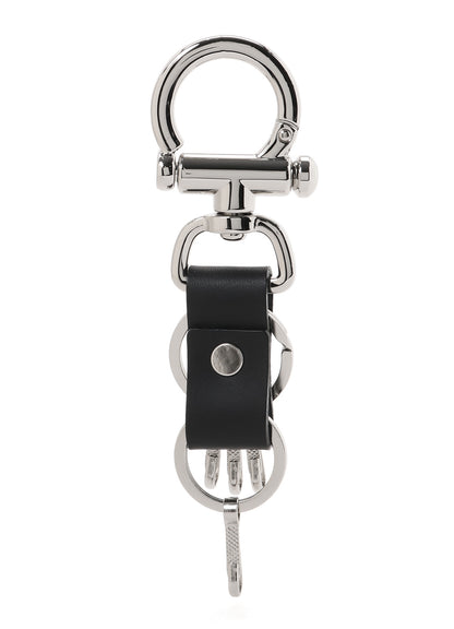 BAR STYLE LEATHER STRAP KEY FLOCK