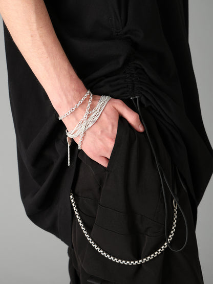 BRASS 2-WAY BRACELET NECKLACE