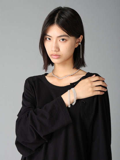 BRASS 2-WAY BRACELET NECKLACE