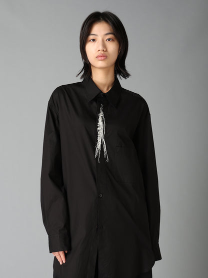 100/2 COTTON BROAD HALF CONCEALED PLACKET RAGULAR SHIRT