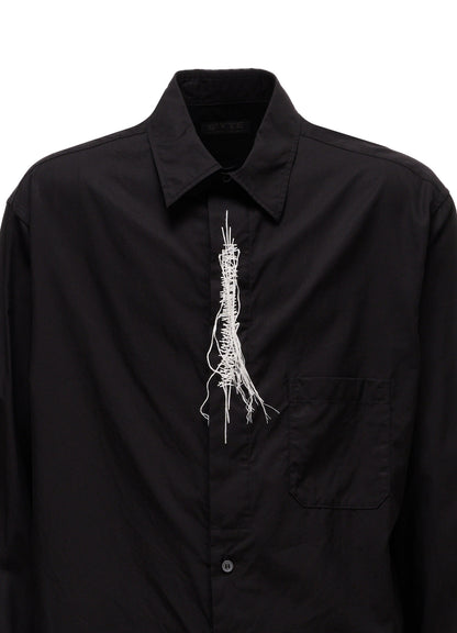 100/2 COTTON BROAD HALF CONCEALED PLACKET RAGULAR SHIRT