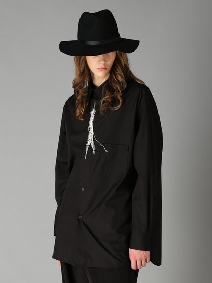 100/2 COTTON BROAD HALF CONCEALED PLACKET RAGULAR SHIRT