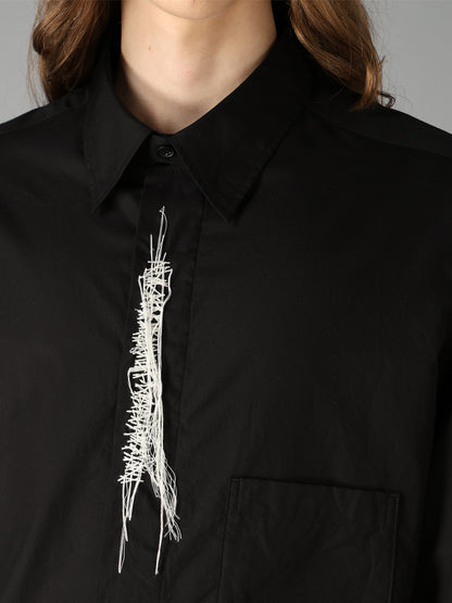 100/2 COTTON BROAD HALF CONCEALED PLACKET RAGULAR SHIRT