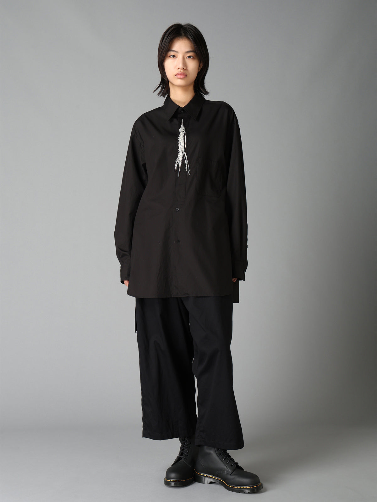 100/2 COTTON BROAD HALF CONCEALED PLACKET RAGULAR SHIRT