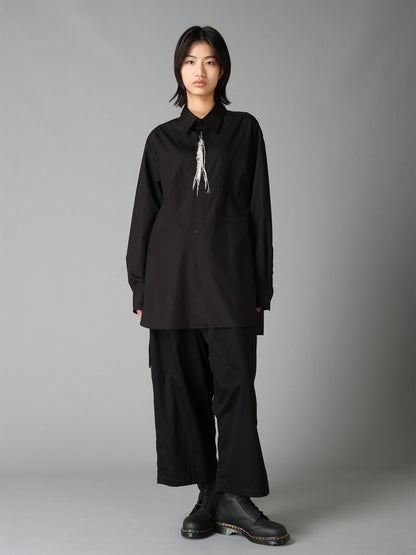 100/2 COTTON BROAD HALF CONCEALED PLACKET RAGULAR SHIRT