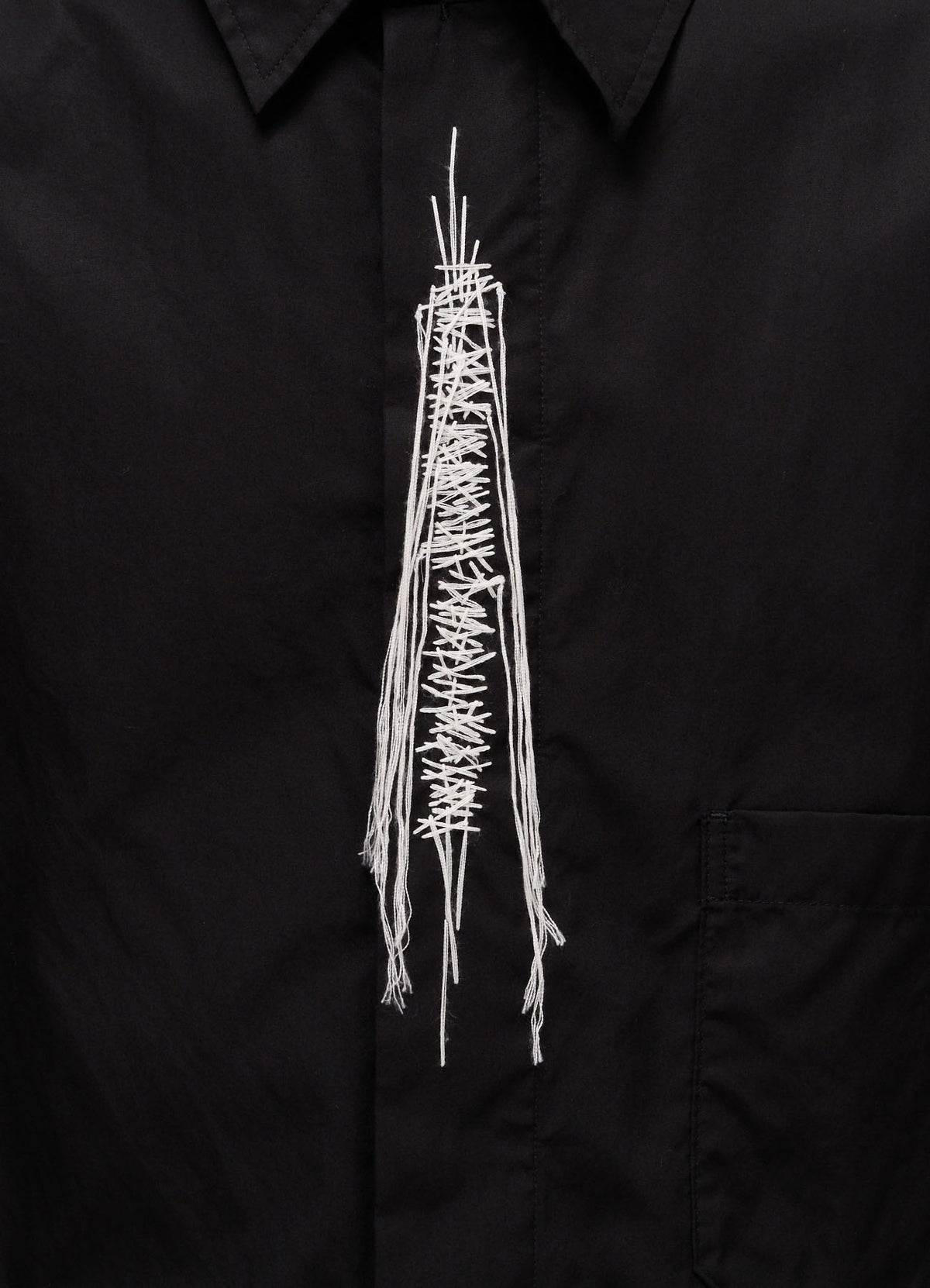 100/2 COTTON BROAD HALF CONCEALED PLACKET RAGULAR SHIRT