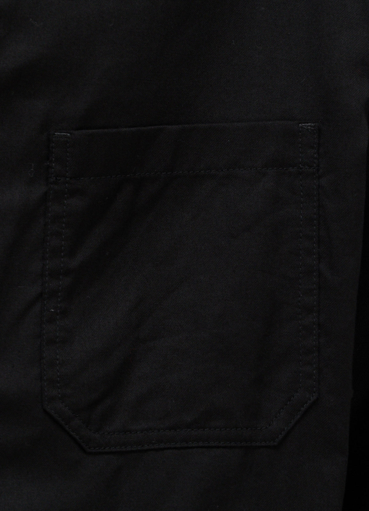 COTTON TWILL PATCHWORK ZIP-UP REGULAR SHIRT