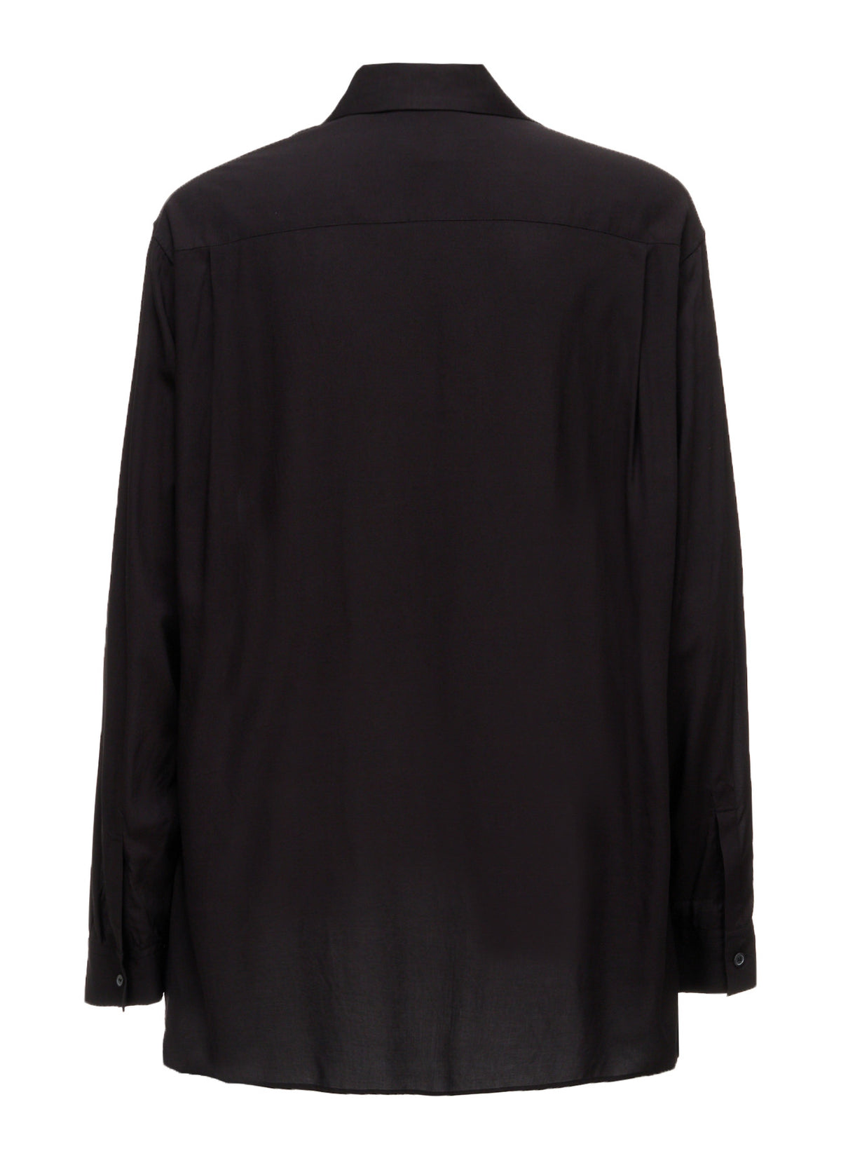 PATCHWORK FLOWER PRINT RAYON OPEN COLLAR SHIRT