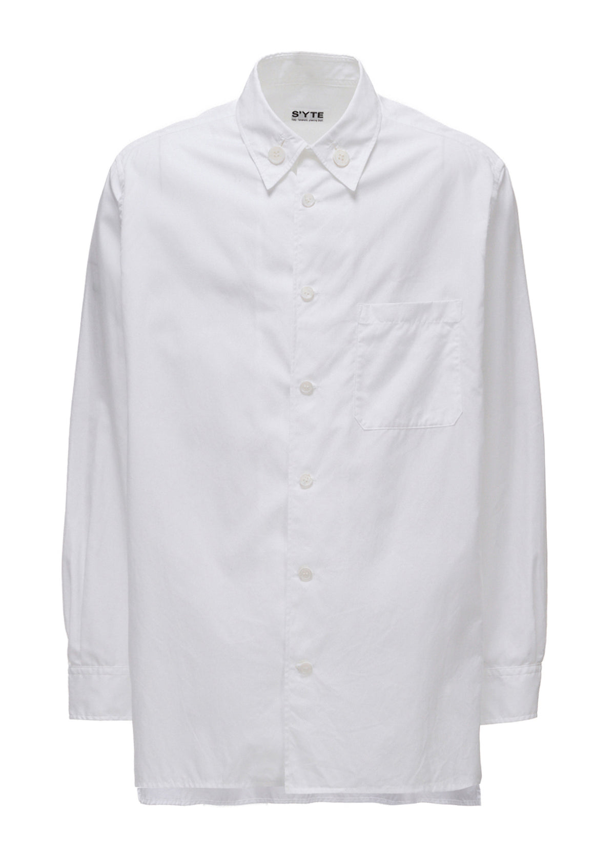 100/2 COTTON BROAD COLLAR BUTTON REGULAR SHIRT