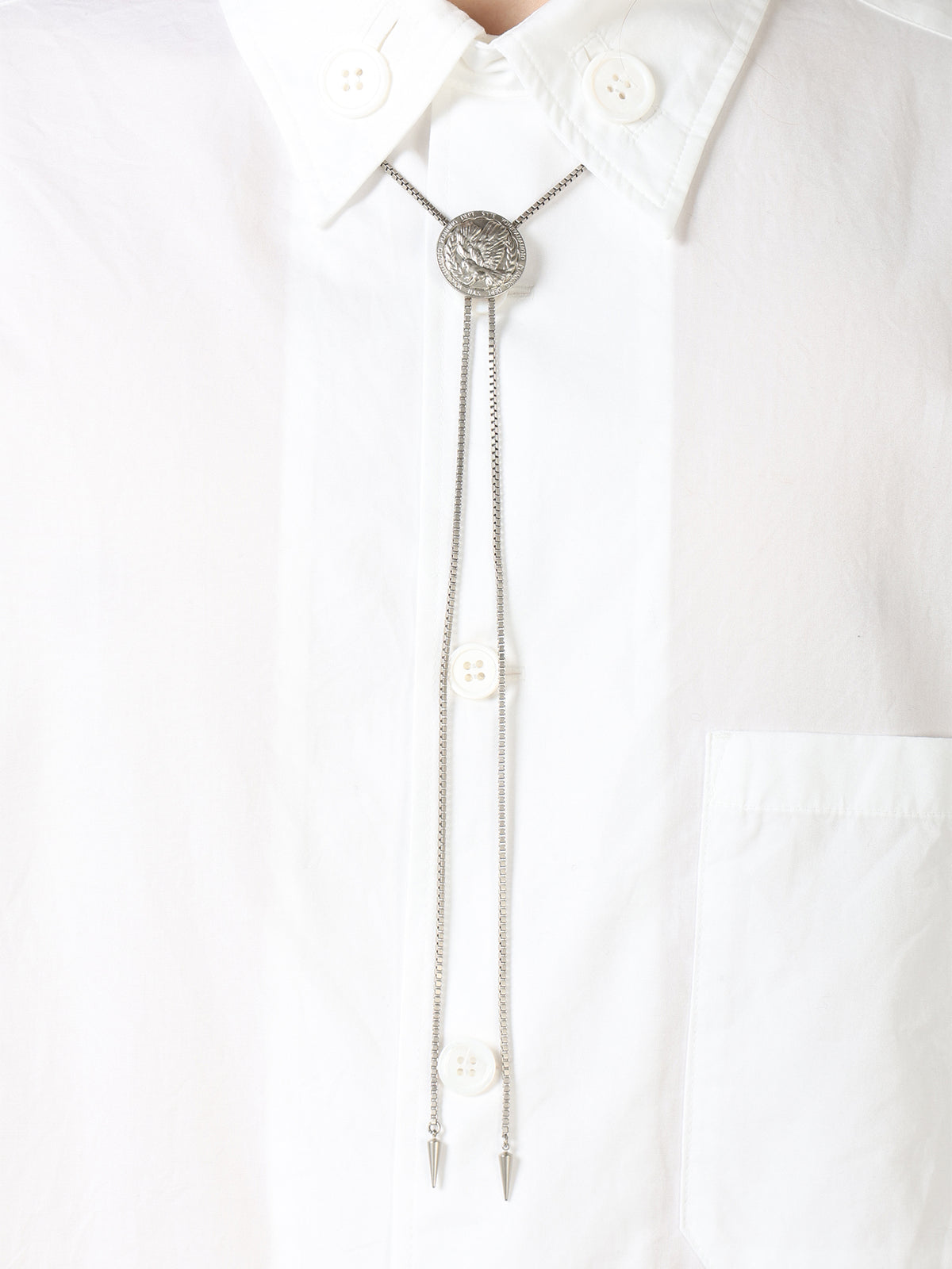 100/2 COTTON BROAD COLLAR BUTTON REGULAR SHIRT