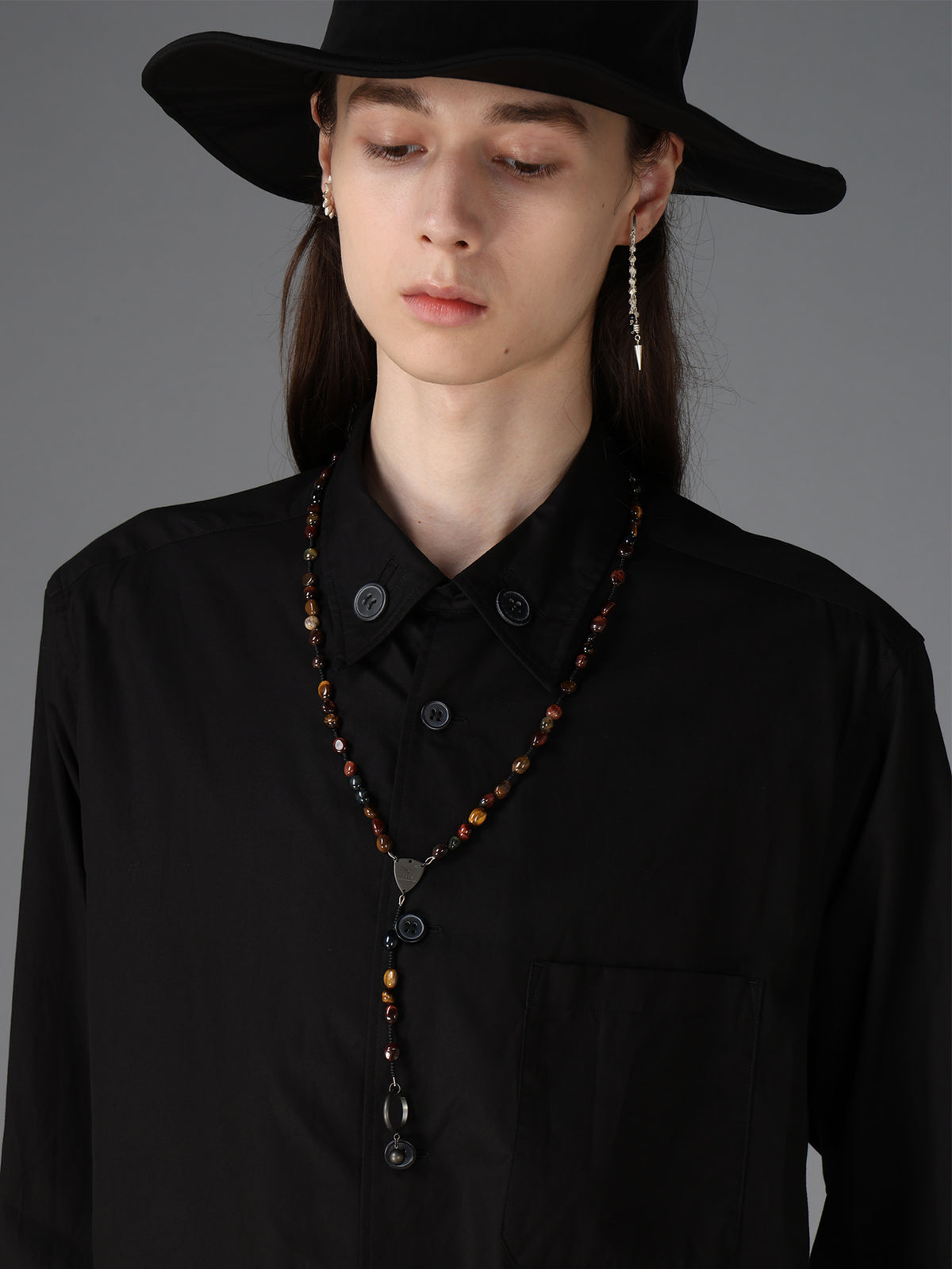 100/2 COTTON BROAD COLLAR BUTTON REGULAR SHIRT