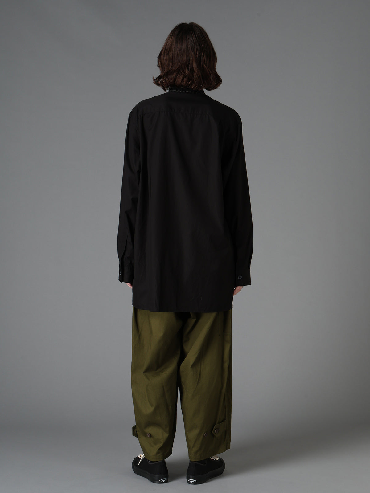 100/2 COTTON BROAD COLLAR BUTTON REGULAR SHIRT