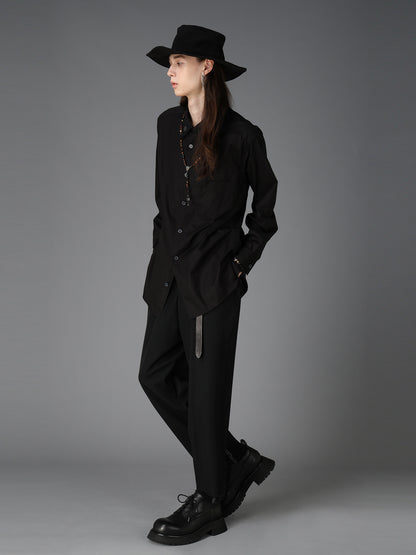 100/2 COTTON BROAD COLLAR BUTTON REGULAR SHIRT